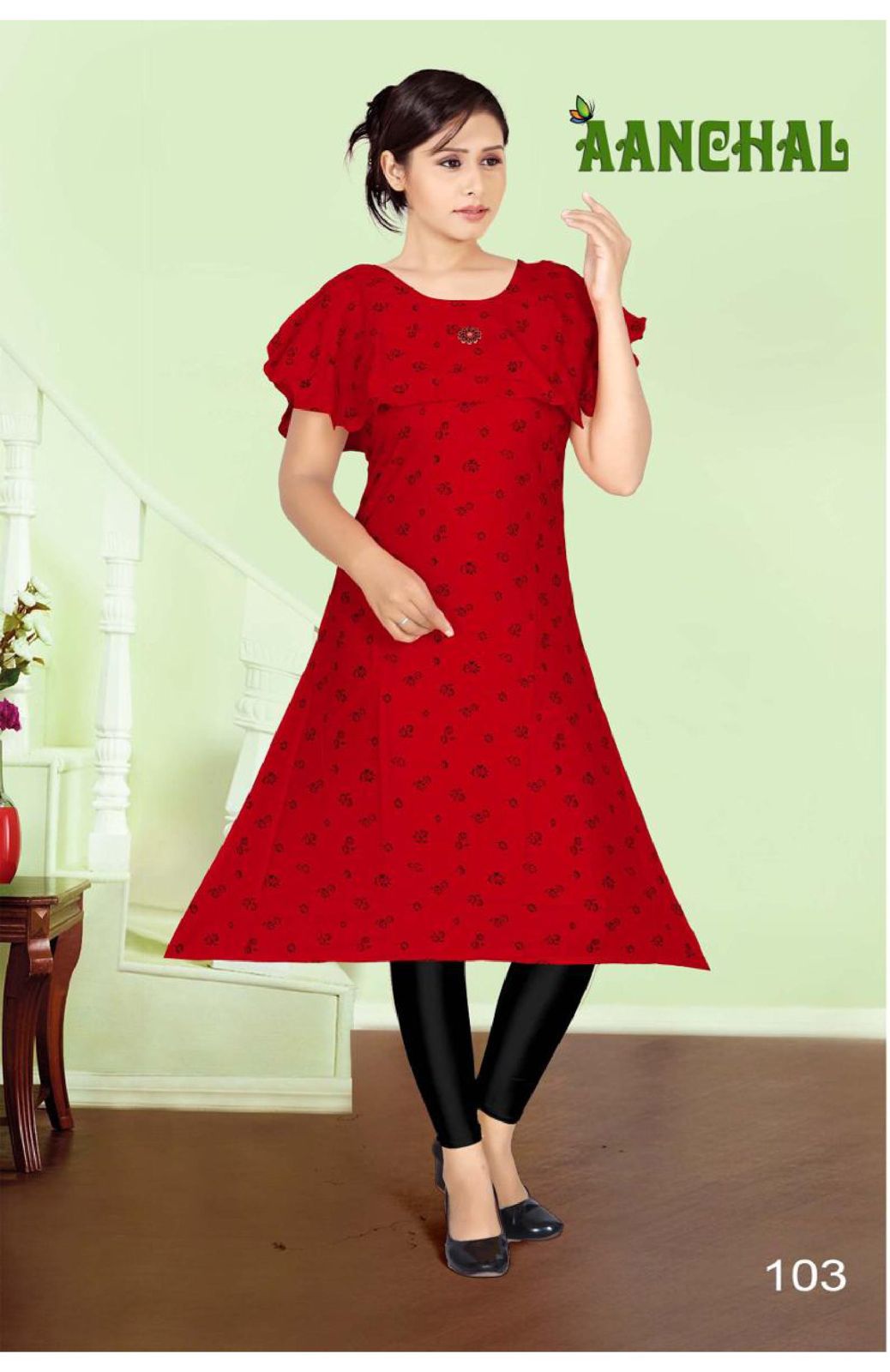 Beauty Queen Aanchal 1 Casual Daily Wear Rayon Printed Kurti Collection